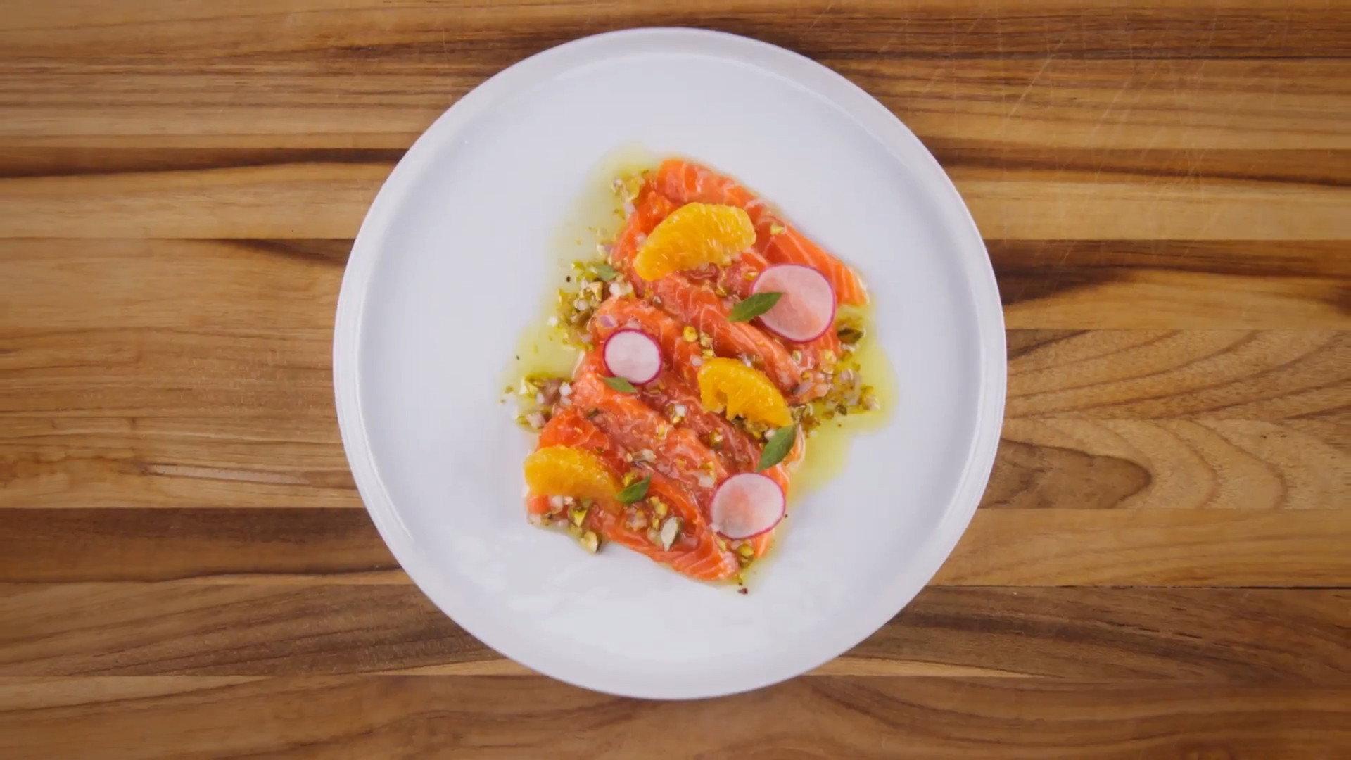 Still from Númenor Ora King Salmon Crudo - A Lord of the Rings Inspired Meal