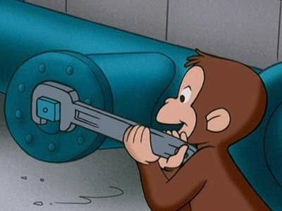 Still from Curious George, Plumber's Helper