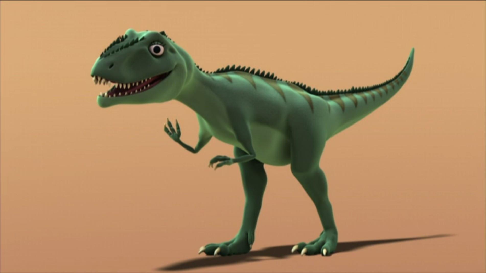 Still from Laura the Giganotosaurus