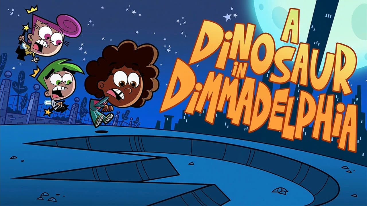 Still from A Dinosaur in Dimmadelphia