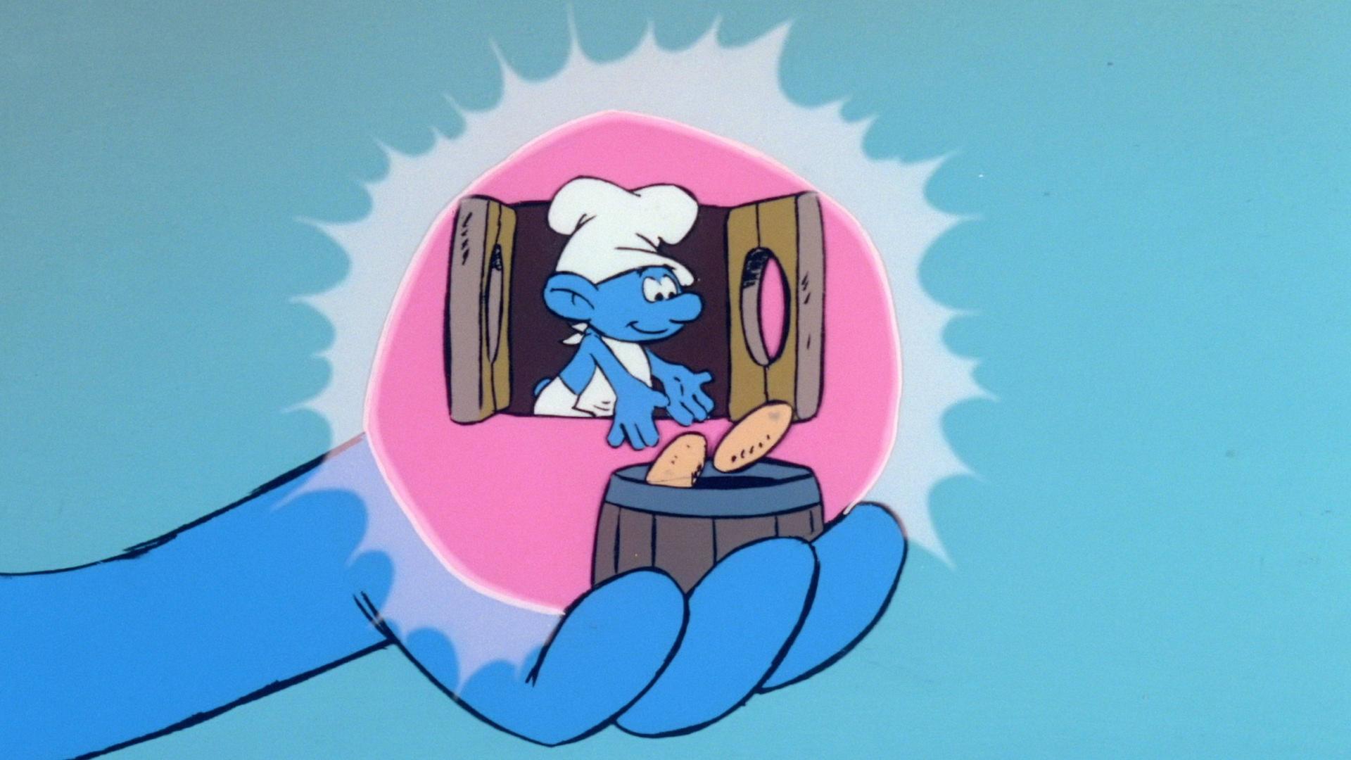 Still from Clumsy Smurfs the Future
