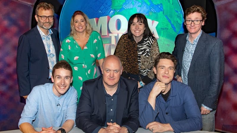 Still from Maisie Adam, Ed Byrne, Larry Dean, Ed Gamble, Tiff Stevenson