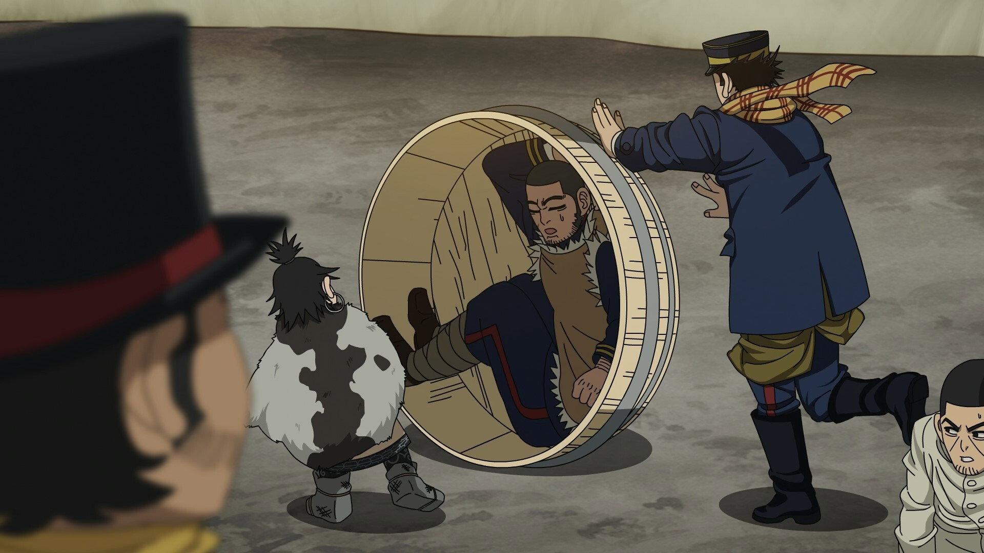 Still from Golden Travelogue Theater #26 - Barrel-rolling Episode