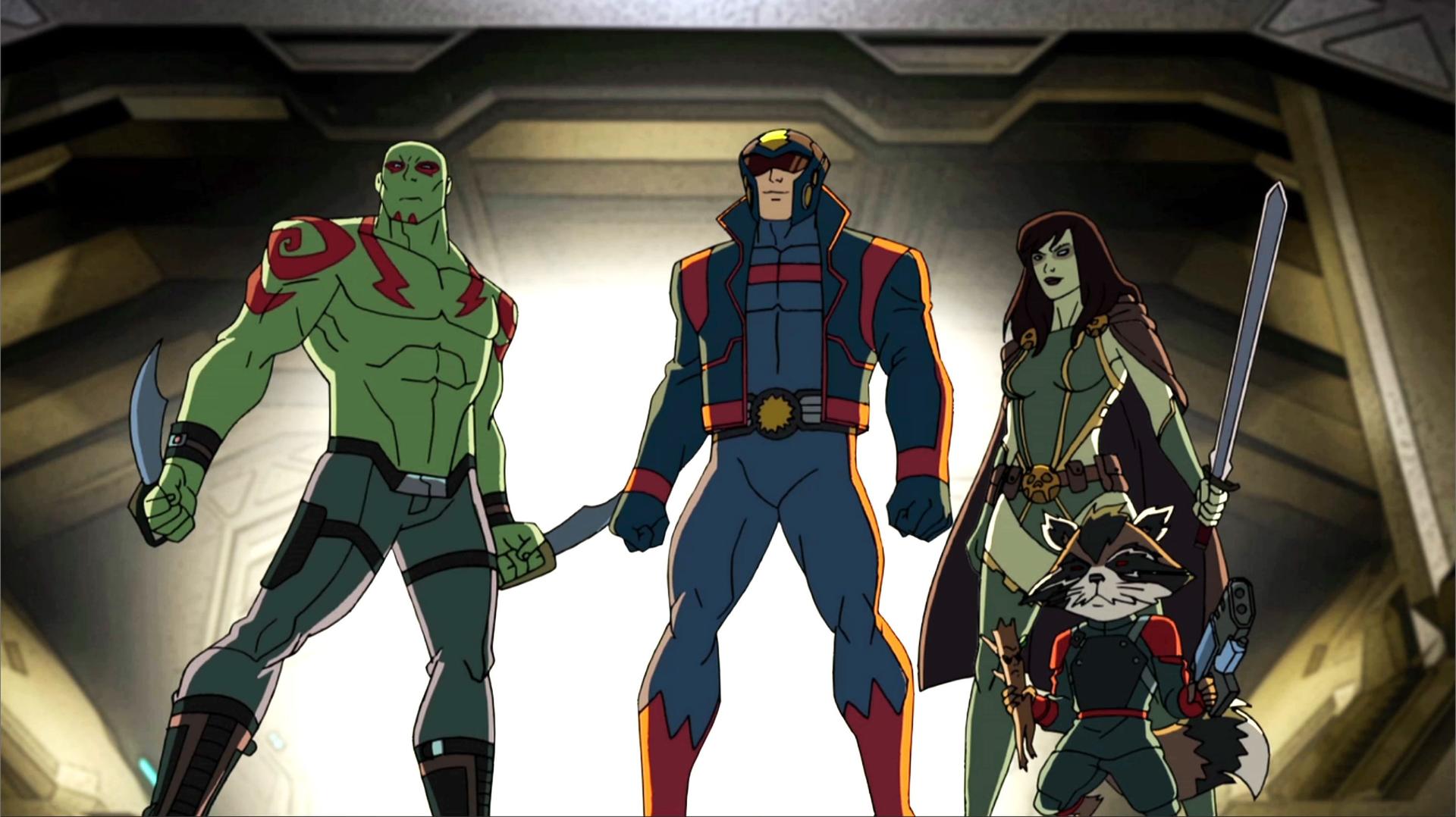 Still from Guardians & Space Knights