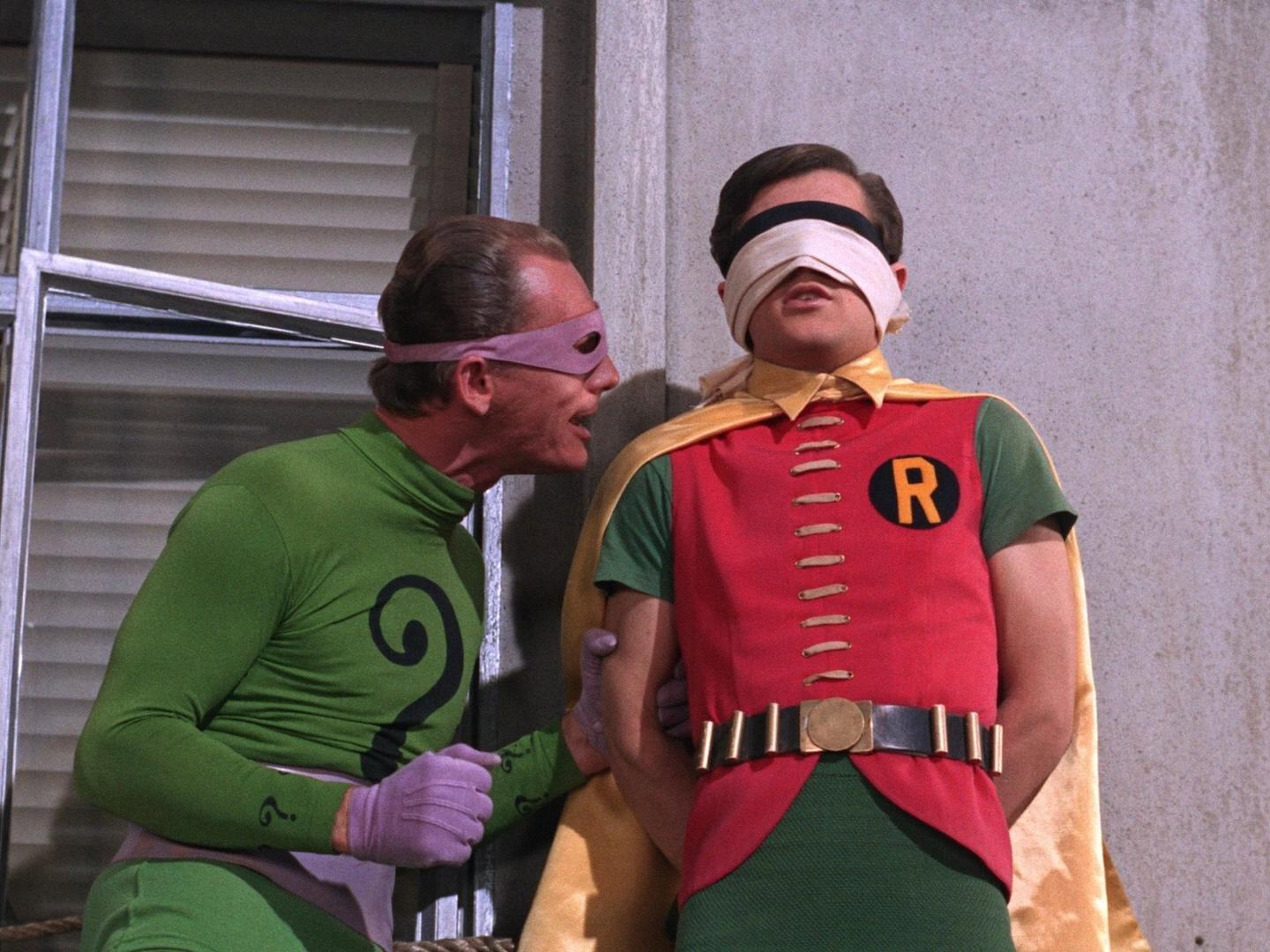 Still from The Riddler's False Notion