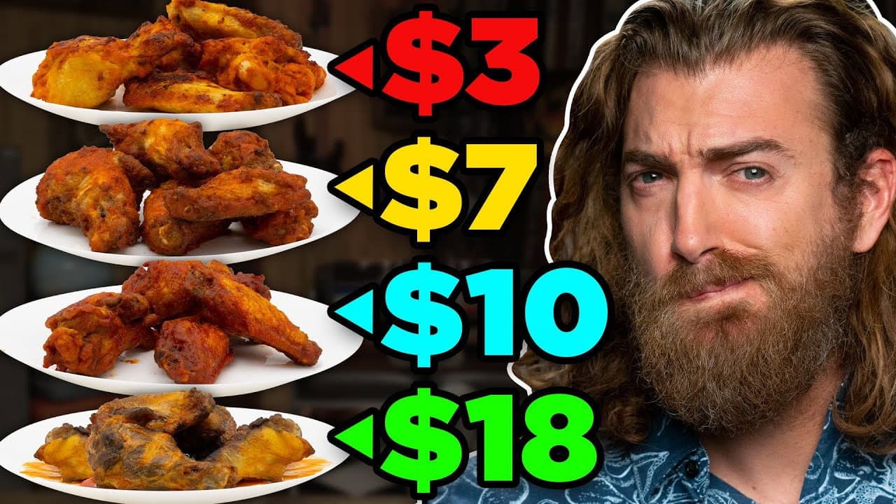 Still from Frozen vs. Fast vs. Fancy Food Taste Test