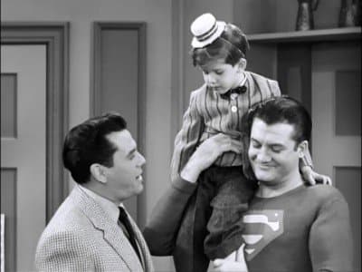 Still from Lucy and Superman