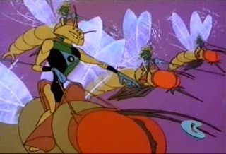 Still from Laser Lancers