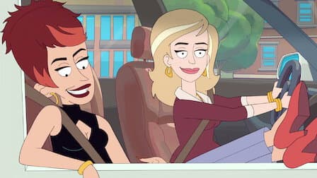 Still from Tits Up, Tits Out