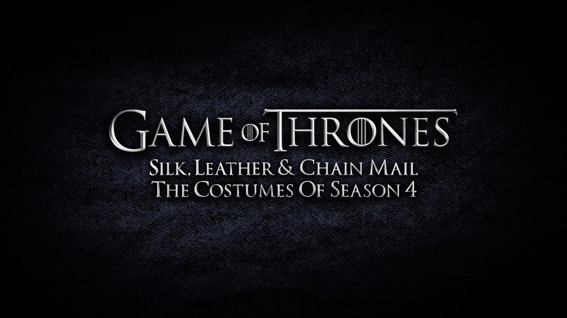 Still from Behind the Scenes: Silk, Leather & Chain Mail