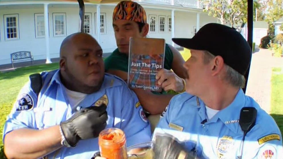 Still from Live from the Golf Cart