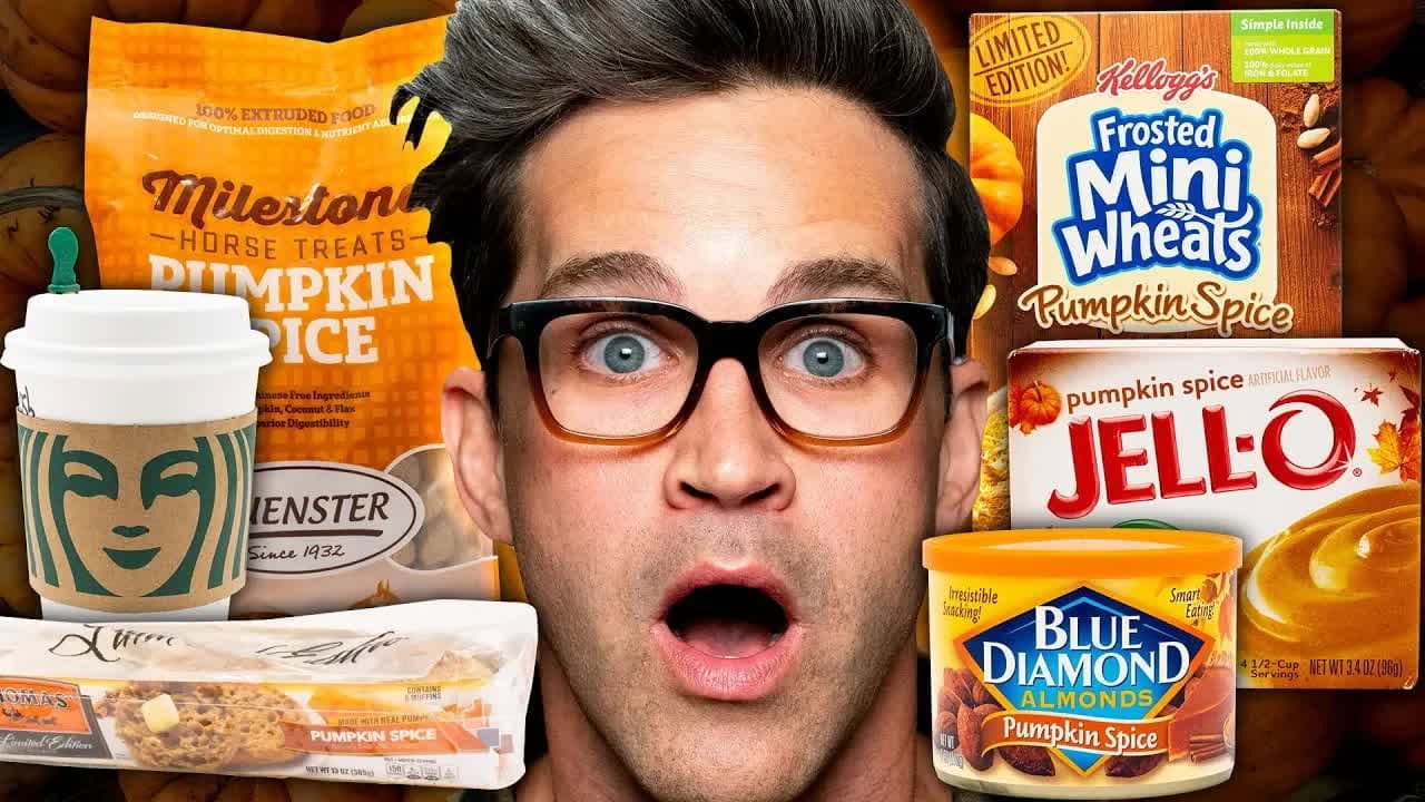 Still from What's The Best Pumpkin Spice Snack? Taste Test