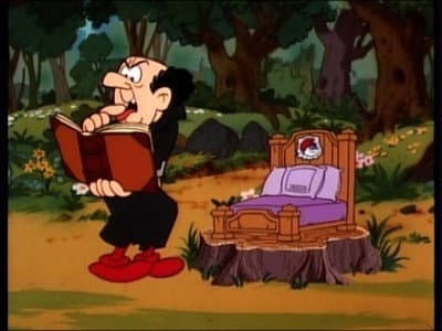 Still from Papa's Flying Bed