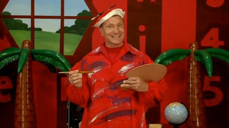 Still from Simon's Brush with Fame