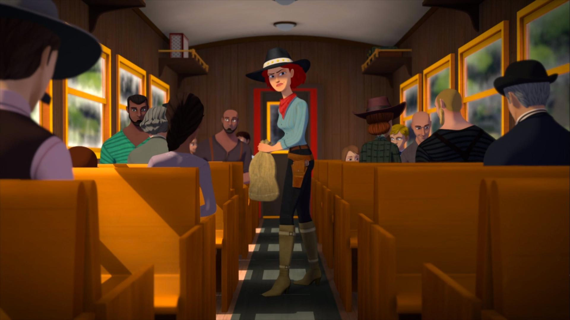 Still from Lucky and the Railroad Ransom