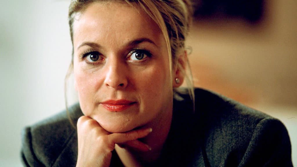Still from Julia Sawalha