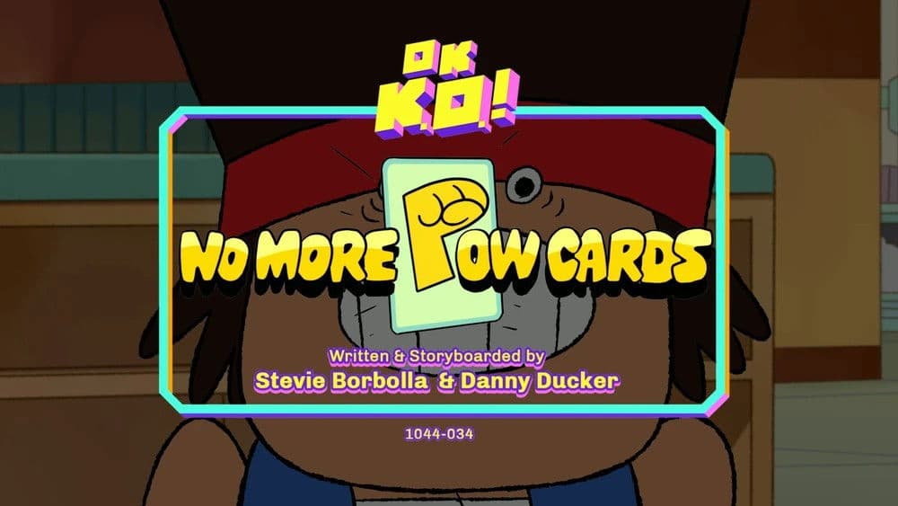 Still from No More Pow Cards
