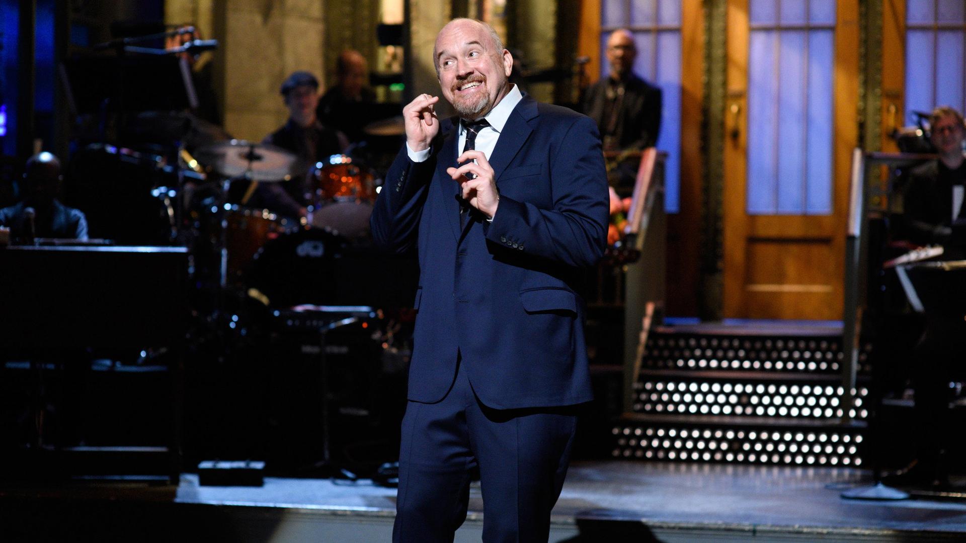 Still from Louis C.K. with The Chainsmokers