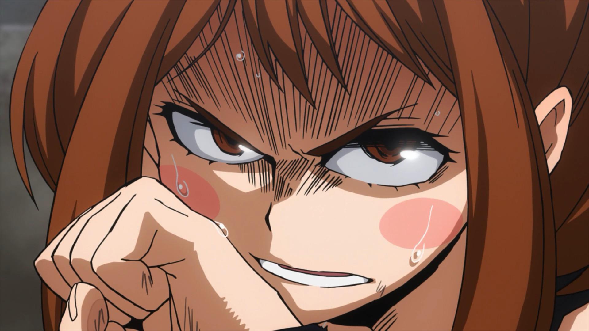 Still from Bakugo vs. Uraraka