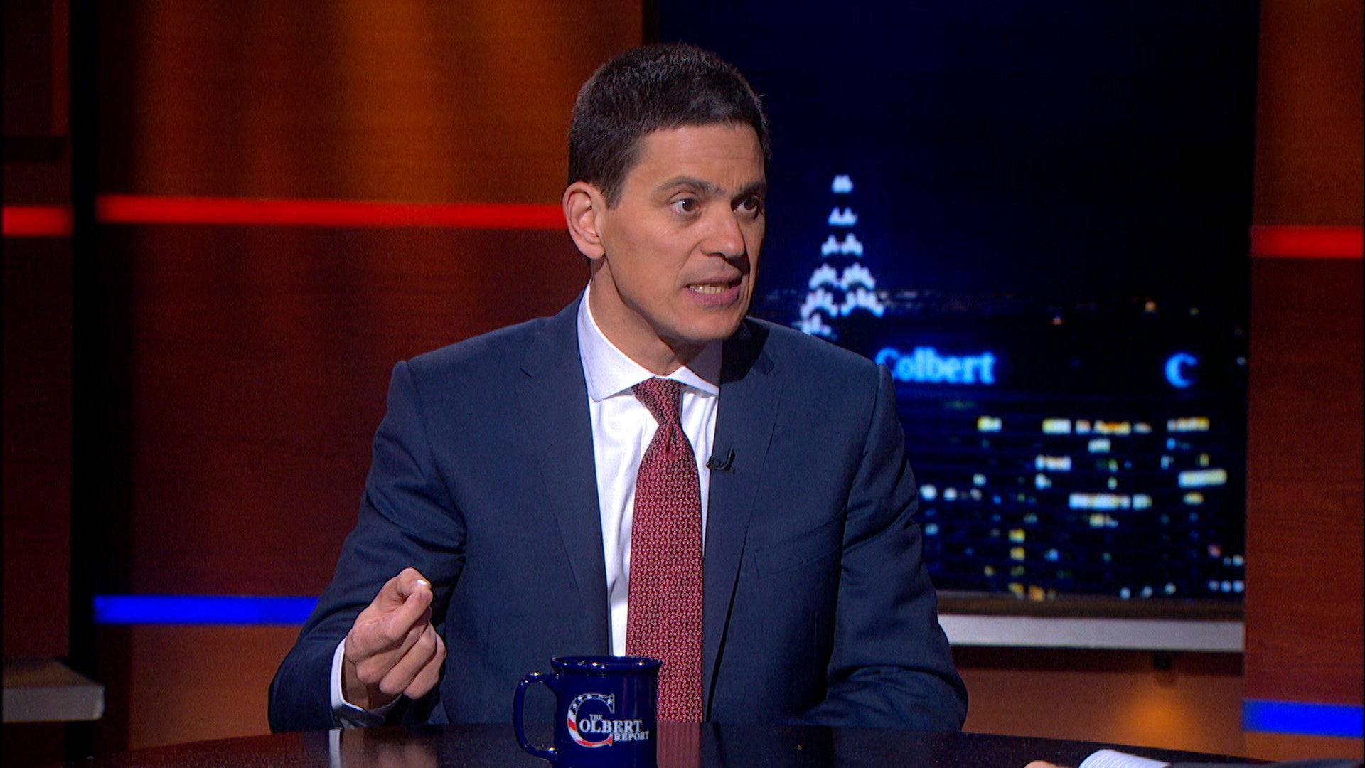 Still from David Miliband