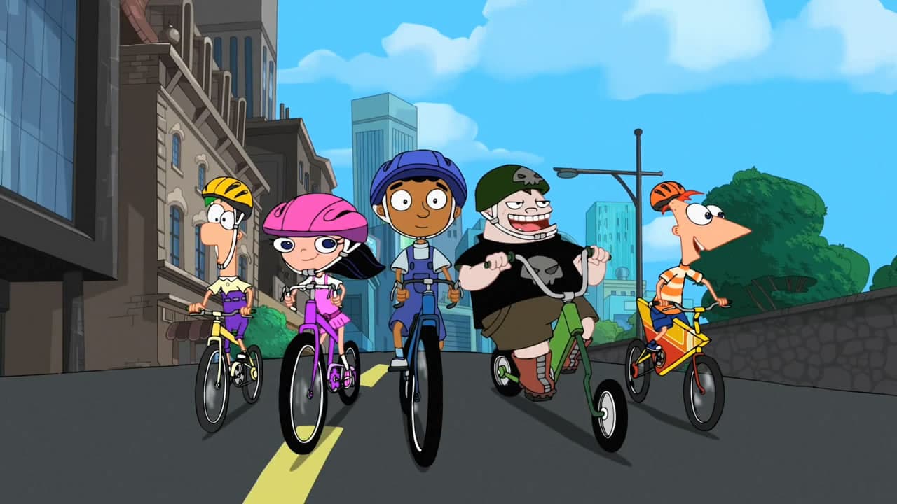 Still from Tour de Ferb
