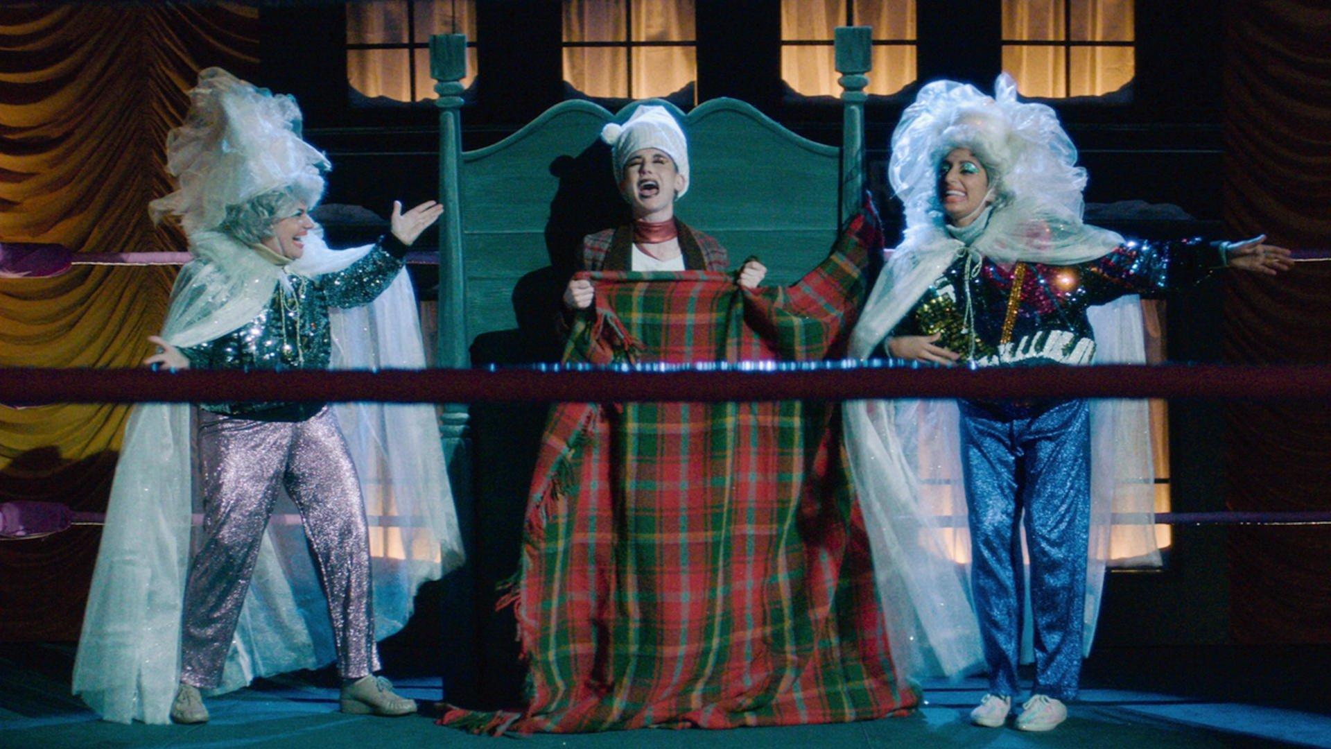 Still from A Very GLOW Christmas