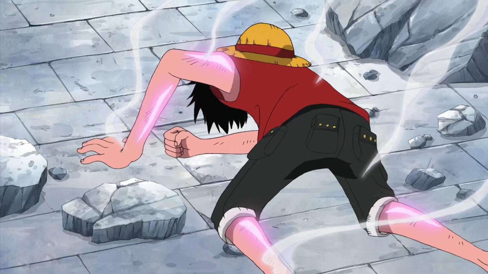 Still from Wait for Luffy! Mortal Combat on the Bridge of Hesitation!