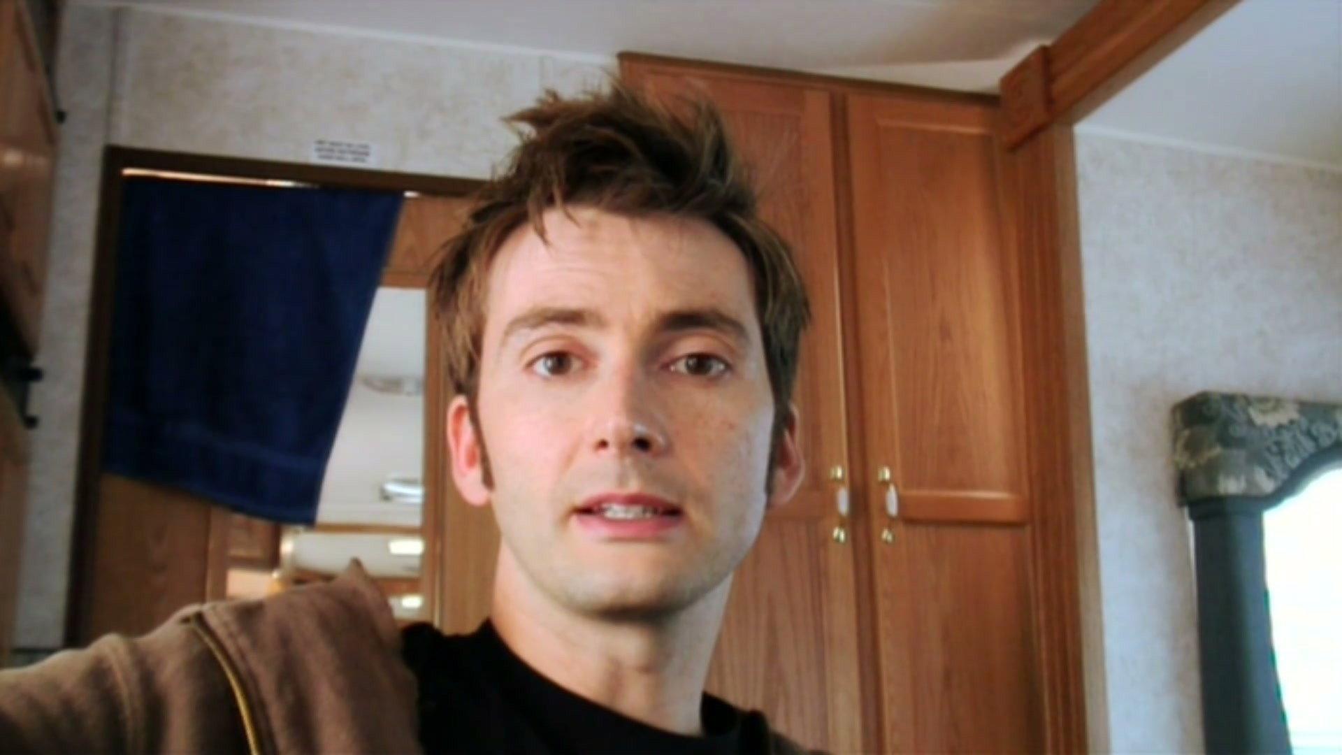 Still from David Tennant's Series 3 Video Diary