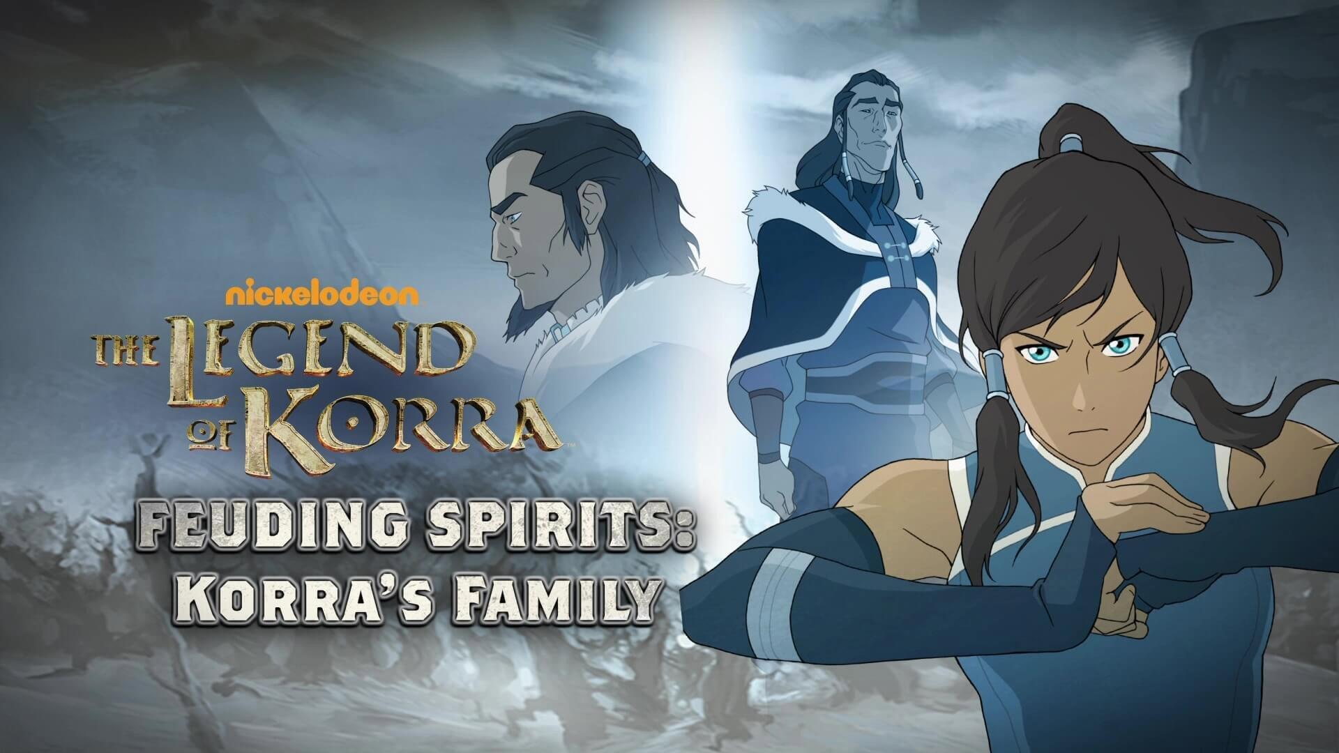 Still from Feuding Spirits: Korra’s Family