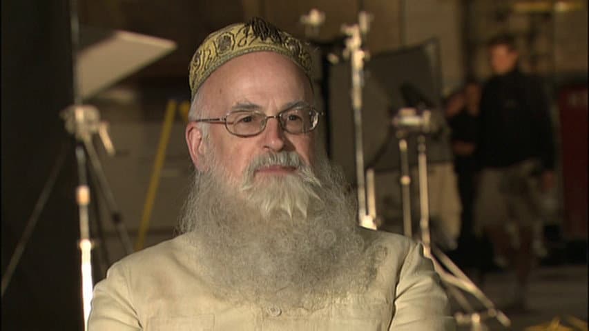Still from Interview with Terry Pratchett