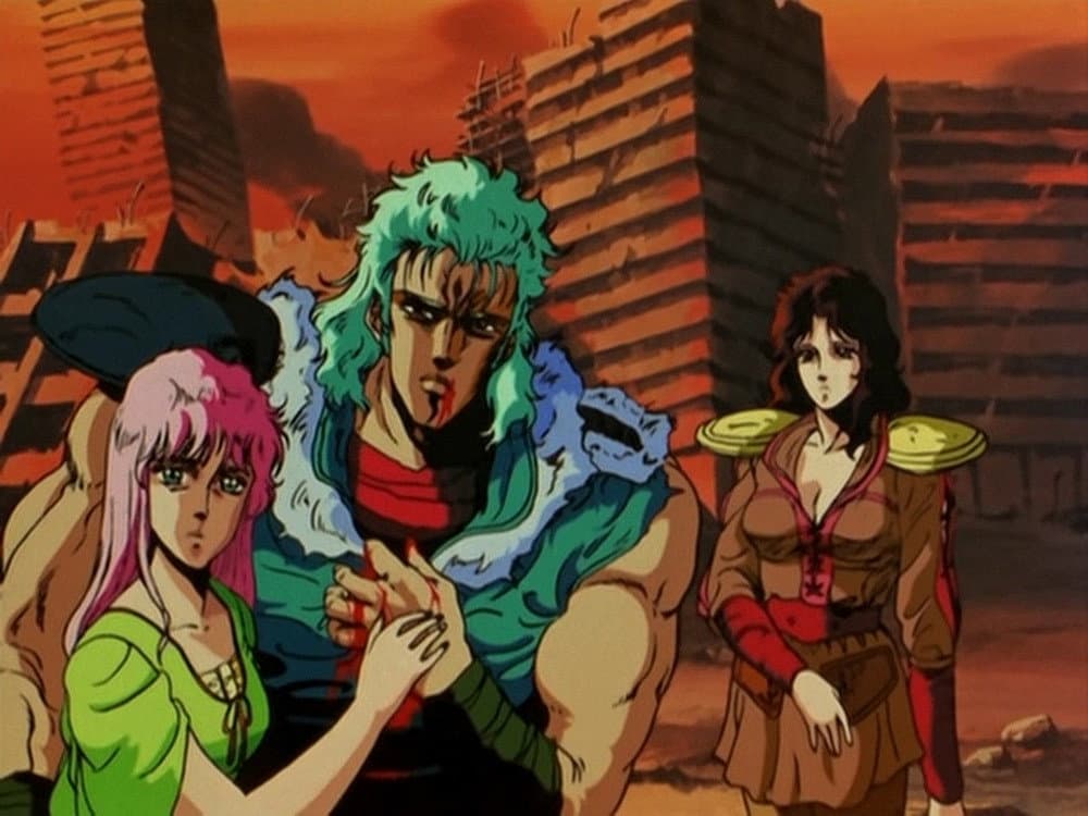 Still from The Greatest Battle in History, Raoh vs. Ken! You're the One to Die!!