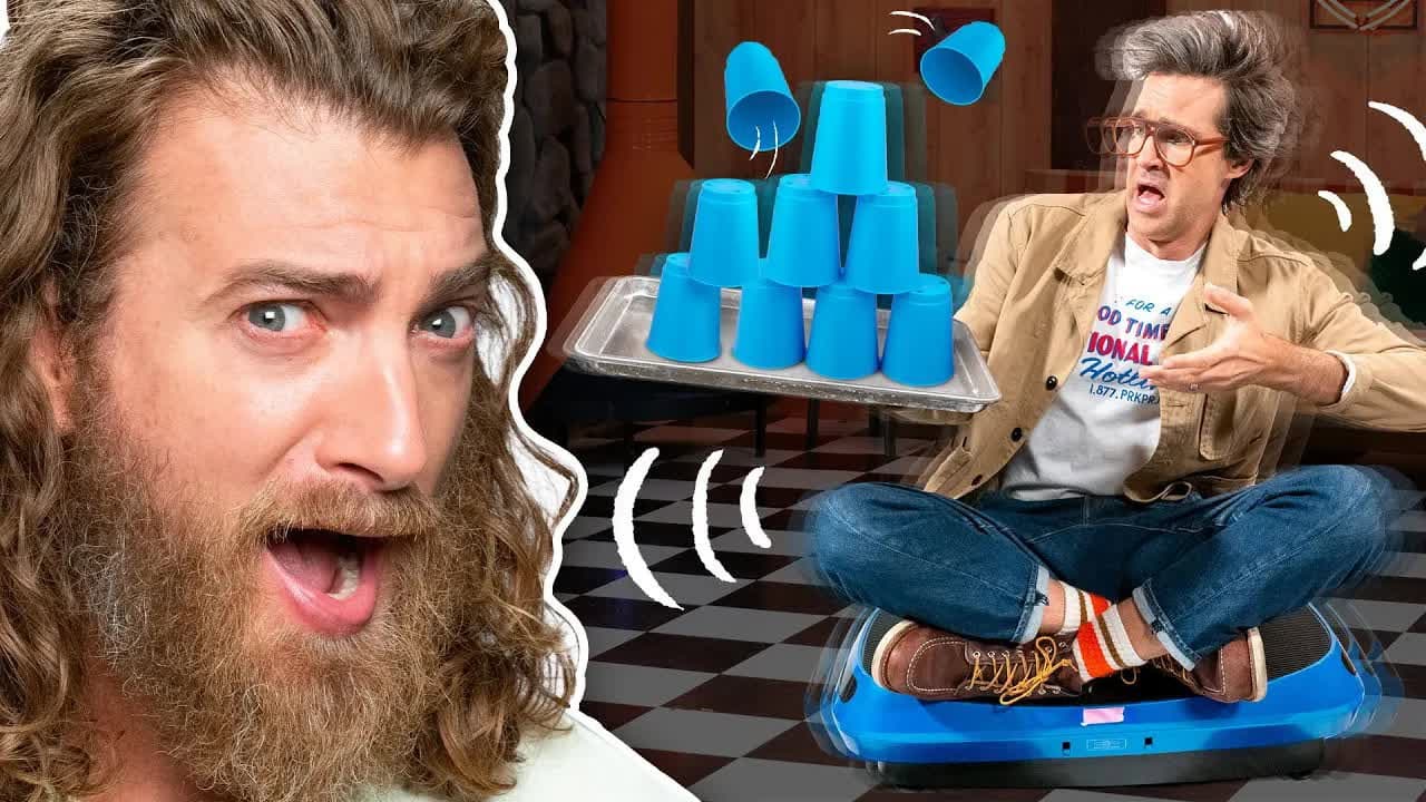 Still from Can We Beat This Impossible Vibration Challenge?