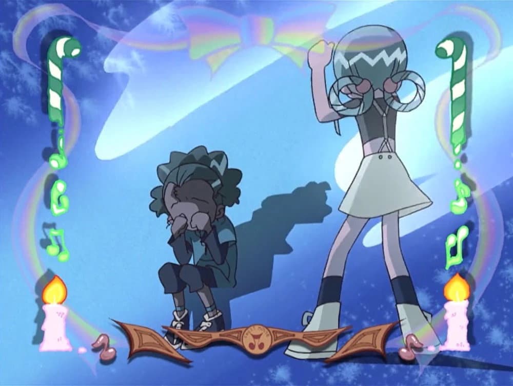 Still from The Ojamajo Cross the Sea