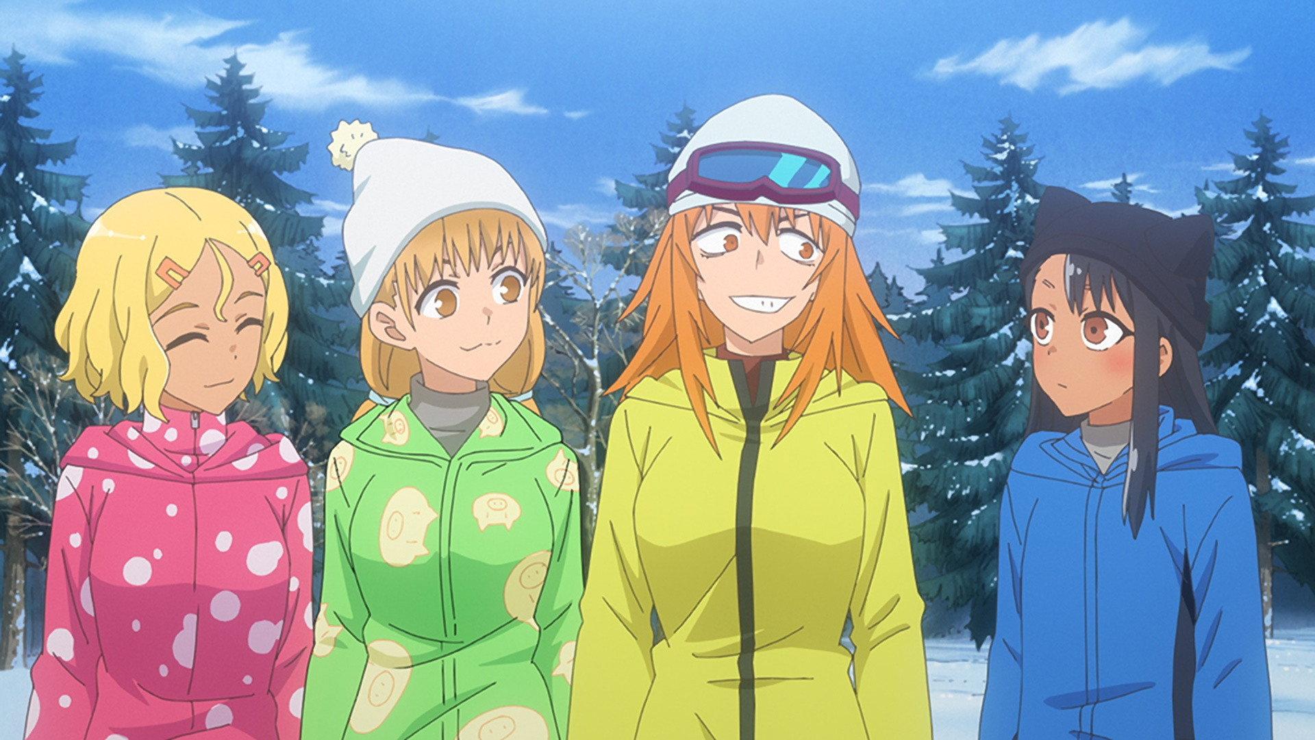 Still from I Figured That's How You'd Ski, Senpai