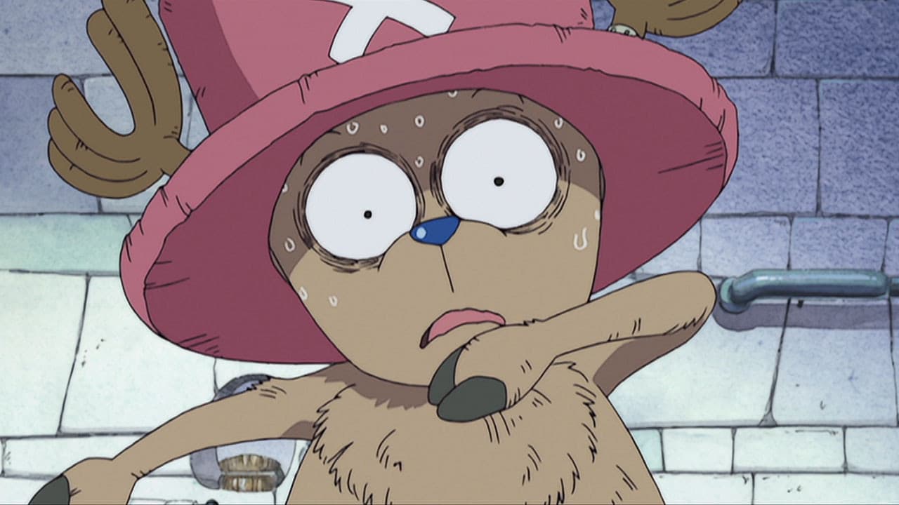 Still from Blue-nosed Reindeer! Chopper's Secret!