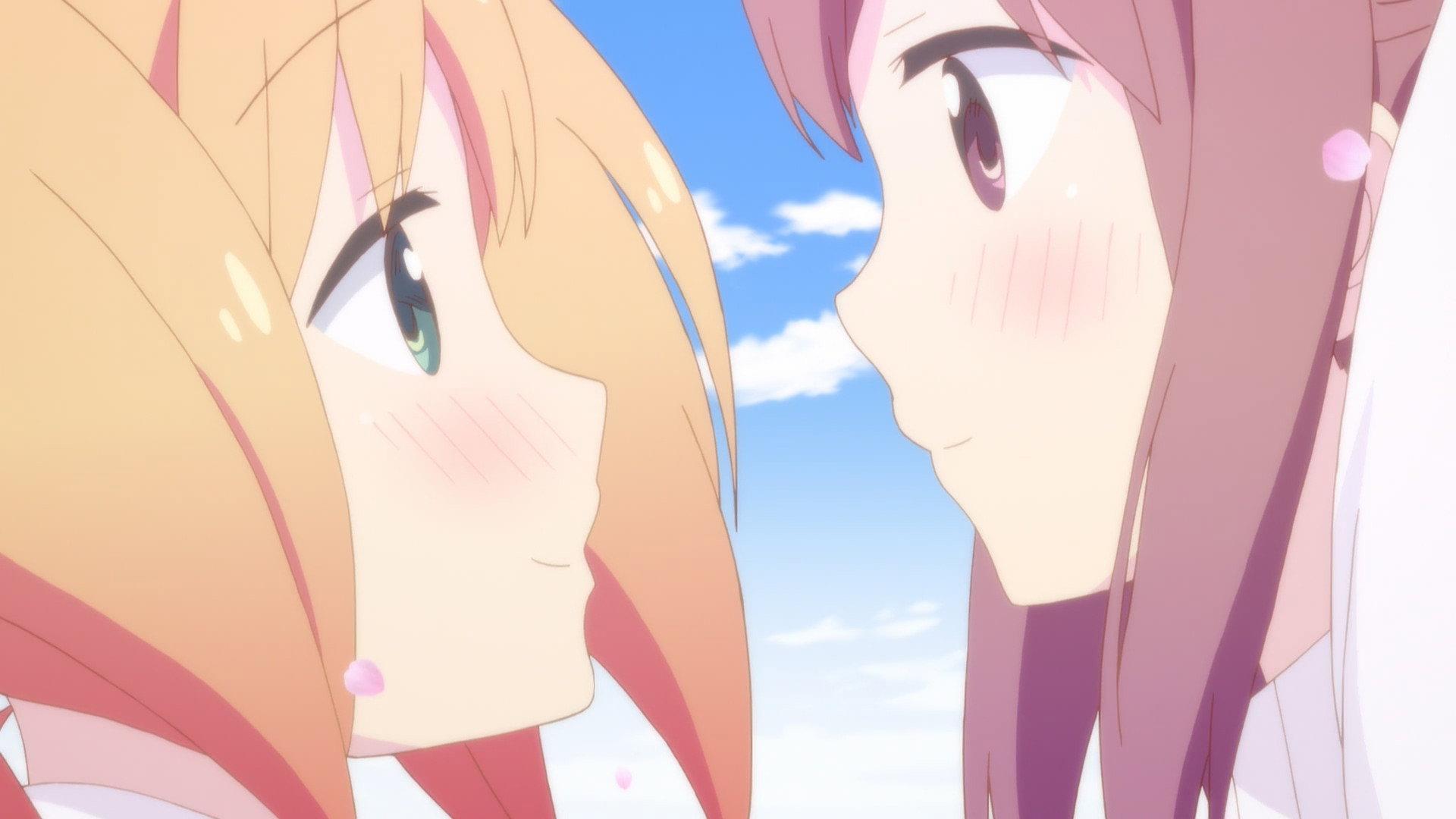 Still from Pudding and Mitsuki's Decision / Sakura Trick