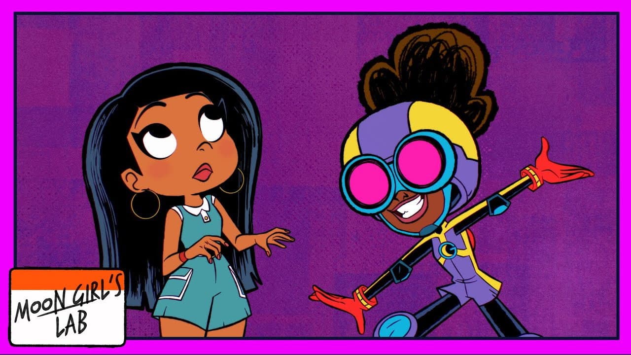Still from Moon Girl's Lab Shorts: Light