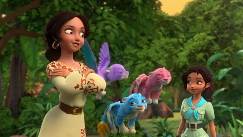 Still from Adventures in Vallestrella: Flight of the Butterfrog