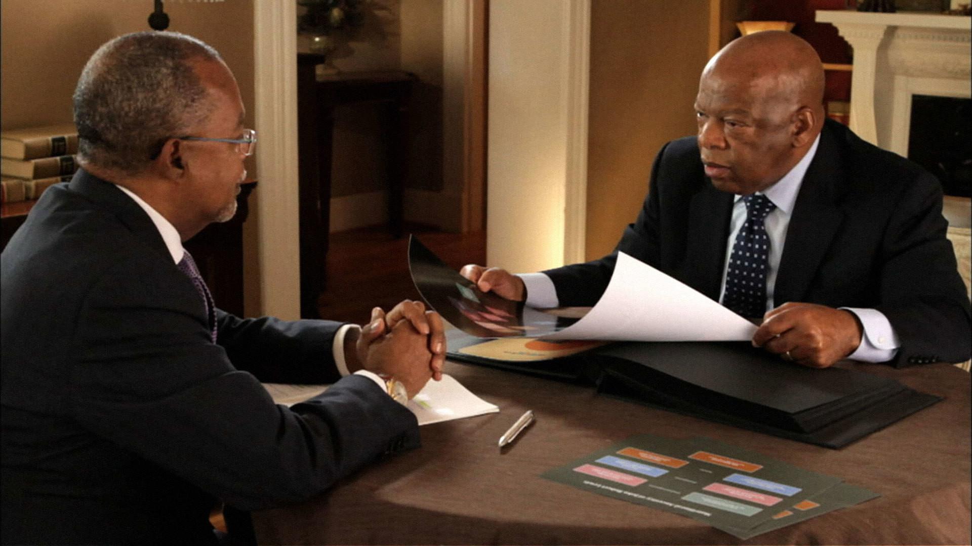 Still from John Lewis and Cory Booker