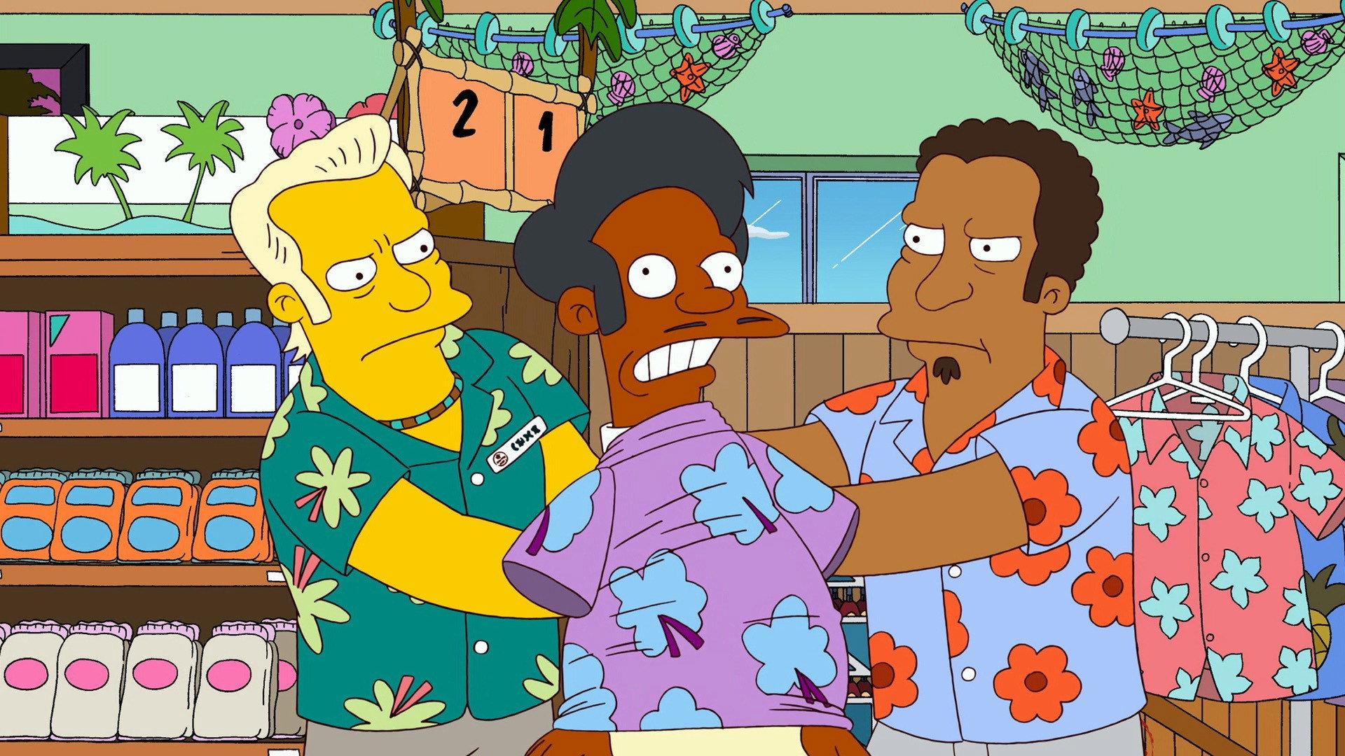 Still from Exit Through the Kwik-E-Mart