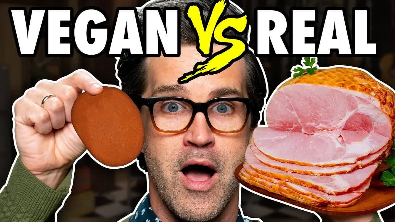Still from Does This Vegan Meat Taste Like The Real Thing?