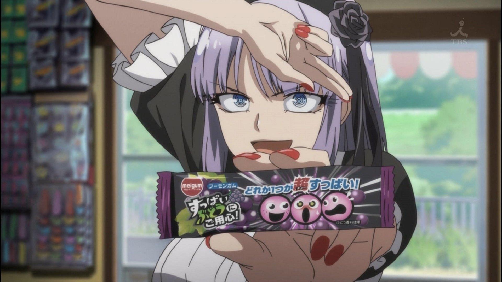 Still from Bottle Ramune, Baby-Star Ramen, and... / Yatta Men, Watch Out for the Sour Grape, and...