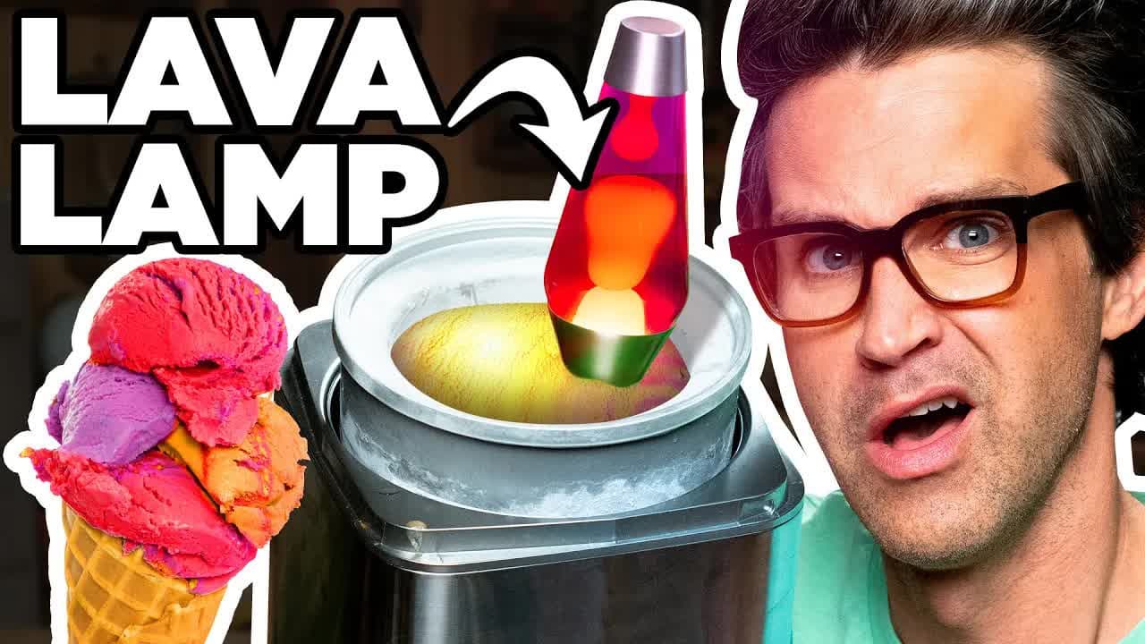 Still from Putting Weird Things In An Ice Cream Maker (Test)