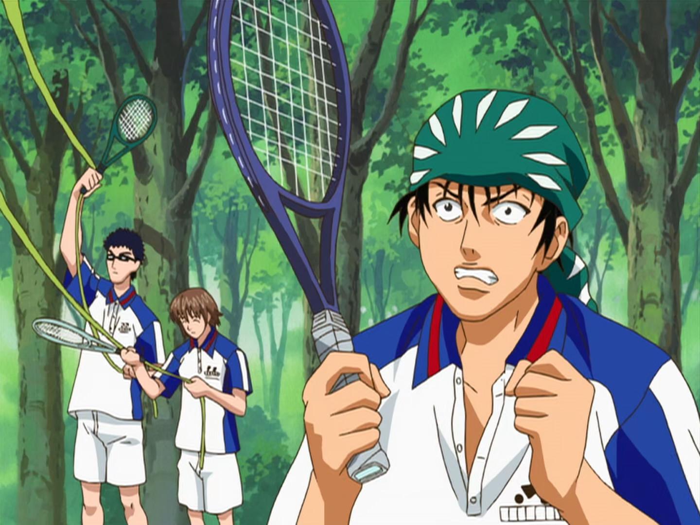 Still from Tennis Biathalon