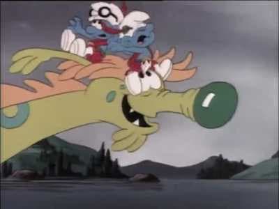 Still from Hefty Sees a Serpent