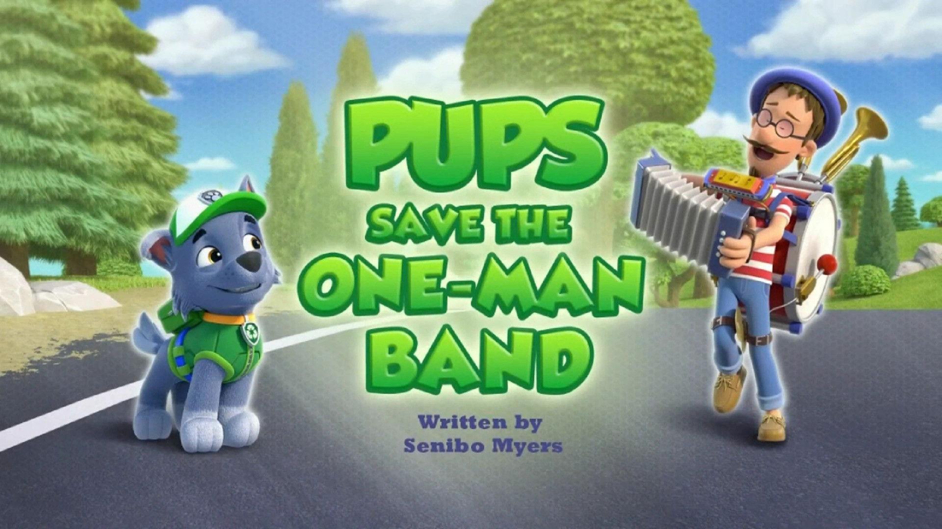 Still from Pups Save the One-Man Band