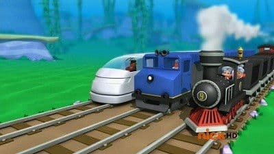 Still from Triple Track Train Race!