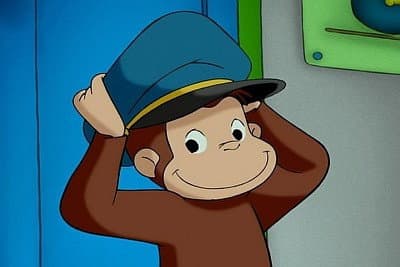 Still from Curious George, Train Master