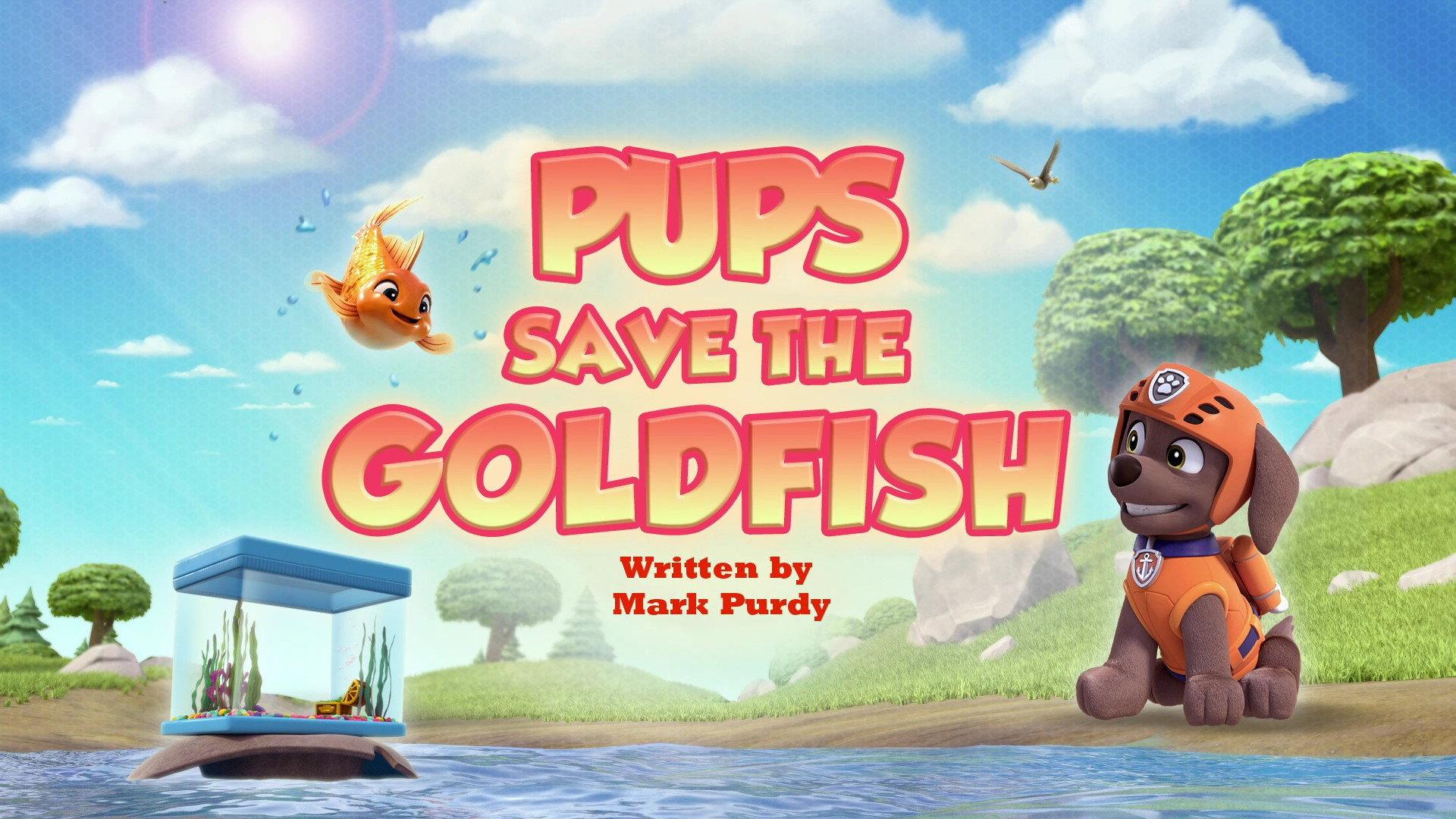 Still from Pups Save the Goldfish
