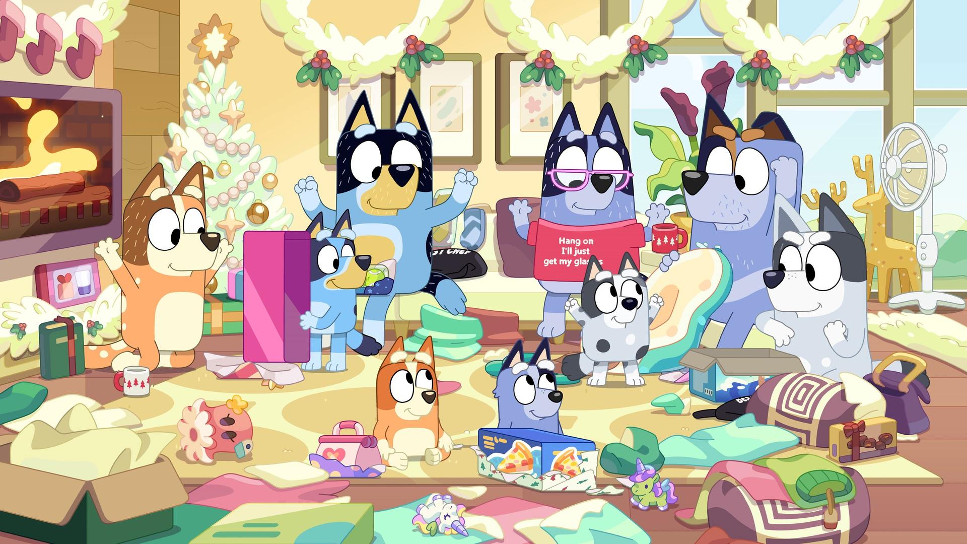 Still from Christmas Swim
